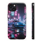Skyline GT-R Tokyo Rain JDM Night Art Tough Phone Case