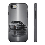 Silver Charger RT Phone Case, Classic Muscle Car Racing Stripe Cover