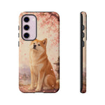 Akita Cherry Blossom Phone Case Sakura Dog Lover Gift