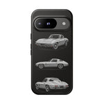 Silver Sting Ray Classic Corvette Phone Case Tough Multi View