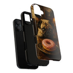 Pug Donut Dilemma Tough Phone Case