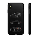 Black 300ZX Sports Car Tough Phone Case - Multi View