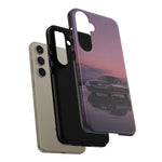 Sunset Skyline GT-R R32 phone case | car reflection, purple dusk