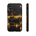 71 Camaro Z28 Phone Case, Rainy City Night Muscle Car Tough Cover