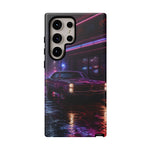 GTO Rainy Neon Arcade Tough Phone Case for Muscle Car Enthusiasts