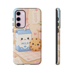 Milk Cookie Phone Case Cute Food Kawaii Tough Cover Gift Art