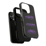 MK4 Supra Phone Case Purple, Three-View Vector Cover