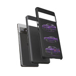 Purple R33 Skyline GTR JDM Sports Car Phone Case Tough Multi View