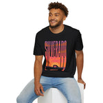 Silverado Retro Sunset Chevy Truck T-Shirt Vintage Pickup Graphic Tee