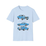 1965 Mustang Fastback T-Shirt | Vintage Car Illustration, Retro Racing