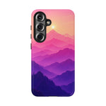 Pastel Mountain Haze Vaporwave Art Tough Phone Case