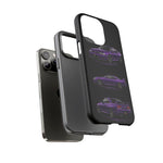 Purple R33 Skyline GTR JDM Sports Car Phone Case Tough Multi View