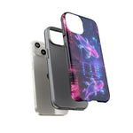 Neon Koi Reflection Vaporwave phone case | Tough Cover
