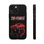 Tri-Power Classic Muscle Car GTO phone case | Retro Automotive Graphic