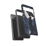 Geisha Parasol Moonlight Art Tough Phone Case