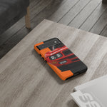 GTO The Judge Red Muscle Car Illustration Phone Case | Retro Classic Car