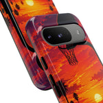 Basketball Court Sunset Phone Case | Tough Phone Case