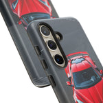 Red C8 Z06 Track Wing Tough Phone Case Cover Gift Art
