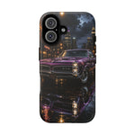 67 GTO Phone Case Purple, Rainy City Night Muscle Car Tough Cover