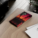 Black Gold Trans Am Sunset Tough Phone Case - Palm Boulevard Art