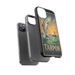 Tarpon Fishing Phone Case Saltwater Angler Tough Cover Gift