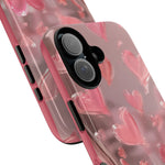 Pink Lip Gloss Heart Mirror Phone Case Girly Tough Case