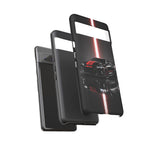 Camaro ZL1 Phone Case, Black Red Racing Stripe Studio Cover, Gift