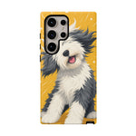 Sheepdog Hair Flip Phone Case Funny Dog Lover Gift