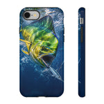 Mahi Mahi Phone Case, Saltwater Fishing Strike Tough Cover for Men
