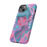 Neon Cyber Geisha phone case | Tough Case
