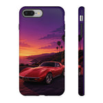 Red C3 Coastal Sunset Phone Case Classic Car Tough Case