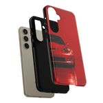 Red Sports Car C6 Z06 phone case | Corvette front view