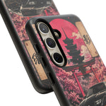 Black 300ZX Phone Case, Cherry Blossom Torii Art Tough Cover