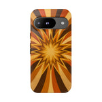 Gold Starburst 70s Retro Art Tough Phone Case