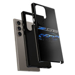 Blue C7 Z06 Sports Car Tough Phone Case Track Style Cover Gift