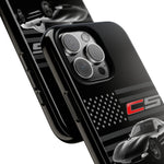 Black C5 Phone Case American Sports Car Tough Cover Gift