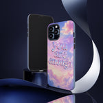 You Are Enough phone case | pastel cloud affirmation protective case