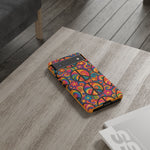 Peace Love Rainbow Spiral Art Tough Phone Case