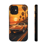 Orange Corvette C3 Stingray Sunset Palms Phone Case