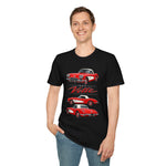 Red 1960 Corvette Convertible T-Shirt | Retro Classic Car Illustration