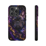 French Bulldog Galaxy Marble Art Tough Phone Case