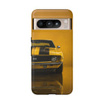 Classic Camaro SS Phone Case, Yellow 69 Muscle Car Cover, Gift for Guys