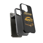 Z06 Corvette Phone Case, Yellow Neon Chrome Studio Cover