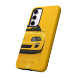Yellow Supra Phone Case, MK4 90s JDM Legend Tough Protective Cover for Men