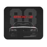 1988 Camaro IROC-Z Chevy Classic Muscle Car Black Red Artwork Gaming Mouse Pad