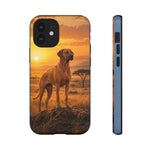 Rhodesian Ridgeback African Savanna Art Tough Phone Case