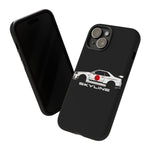 R34 Skyline Japanese Flag Race Car Phone Case | JDM GT-R Tough Cover