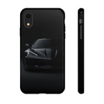 Black C8 Corvette Lights Tough Phone Case