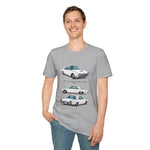 1962 Thunderbird Car Trio Illustration T-Shirt | Classic Auto Tee