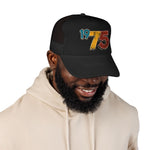 1975 Trucker Hat Vintage 1975 Birthday Gift Retro 70s Foam Snapback Cap